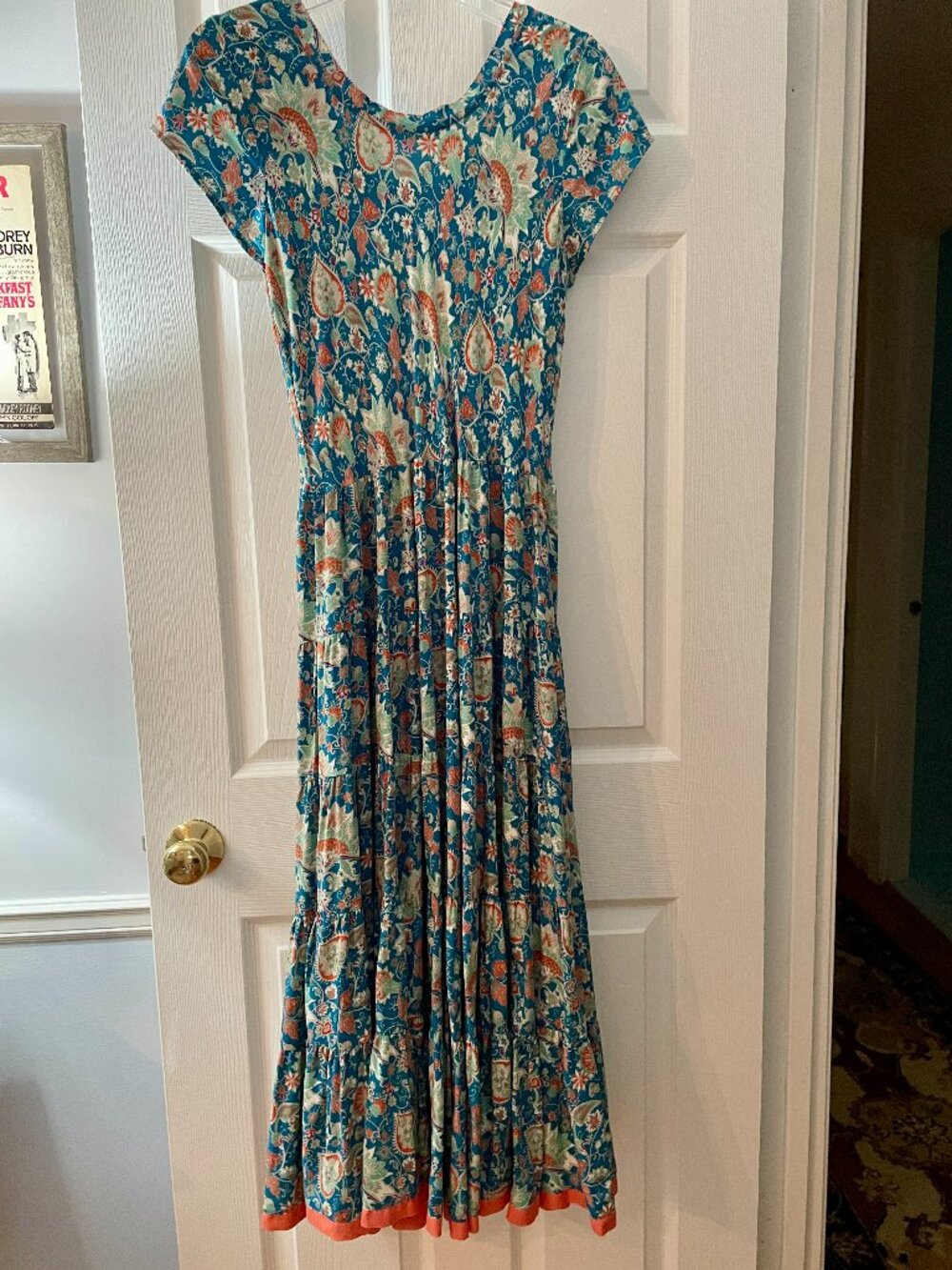 Pretty print maxi dress